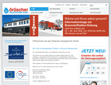Tablet Screenshot of droescher.com